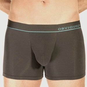 Obviously PrimeMan 3 Inch Leg Boxer Brief TITANIUM - A00